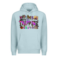 Blue Mist witches be trippin Premium Hoodie - CowhideDigitalArt