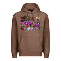 Chestnut witches be trippin Premium Hoodie - CowhideDigitalArt