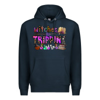 Navy witches be trippin Premium Hoodie - CowhideDigitalArt