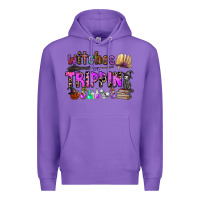 Purple witches be trippin Premium Hoodie - CowhideDigitalArt
