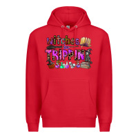 Red witches be trippin Premium Hoodie - CowhideDigitalArt