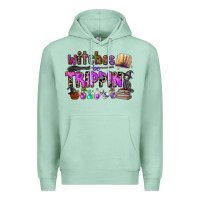 Seafoam witches be trippin Premium Hoodie - CowhideDigitalArt