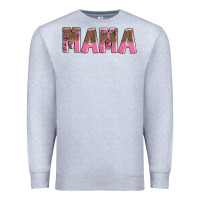 Heather Grey mama Premium Sweatshirt - AdoDesignShop