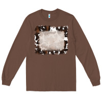 Chestnut cowhide frames backround 3 Long Sleeve Tee - RanaPortraitStore