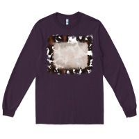 Plum cowhide frames backround 3 Long Sleeve Tee - RanaPortraitStore