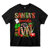 Black santa's favorite lvn Heavy Core Tee - texasbilliewilder