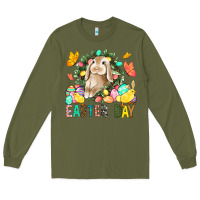 Army Green Easter Day Long Sleeve Tee - BundleAndBundleShop