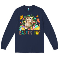 Navy Easter Day Long Sleeve Tee - BundleAndBundleShop