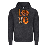 Vintage Black thanksgiving with turkey love bbs Vintage Hoodie - BundleAndBundleShop