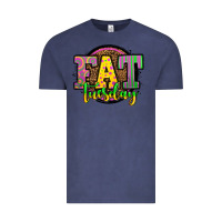 Vintage Denim mardi gras fat tuesday Vintage Tee - OliviaCreatesArt