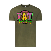 Vintage Olive mardi gras fat tuesday Vintage Tee - OliviaCreatesArt