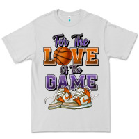 Dove Grey for the love of the game basketball Premium Tee - HowdyJamesFarm