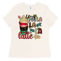 Bone Fa la la la latte Ladies Tee - CowGirlArtShop