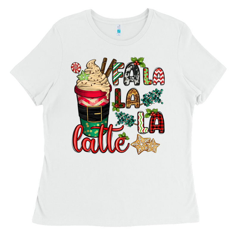 Fa La La La Latte Ladies Tee by CowGirlArtShop | Teevron