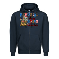 Navy memorial day honor and remember Zipper Hoodie - AdoDesignShop