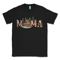 Black Mama with bear and daisy Classic Tee - RanaPortraitStore
