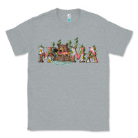 Heather Grey Mama with bear and daisy Classic Tee - RanaPortraitStore