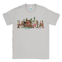 Moon Dust Mama with bear and daisy Classic Tee - RanaPortraitStore