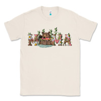 Natural Mama with bear and daisy Classic Tee - RanaPortraitStore