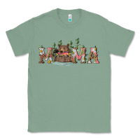 Sage Mama with bear and daisy Classic Tee - RanaPortraitStore
