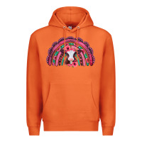 Carrot valentines day pink gemstones baby calf rainbow Premium Hoodie - Jasminsmagicworld