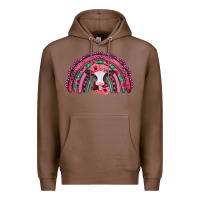 Chestnut valentines day pink gemstones baby calf rainbow Premium Hoodie - Jasminsmagicworld