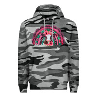 Slate Camo valentines day pink gemstones baby calf rainbow Premium Hoodie - Jasminsmagicworld