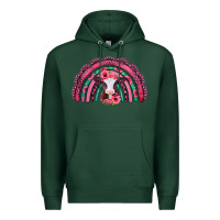 Sports Green valentines day pink gemstones baby calf rainbow Premium Hoodie - Jasminsmagicworld