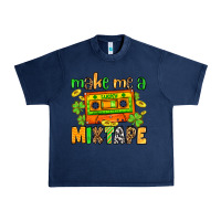 Navy Make me a mixtape St. Patrick's Day Urban Heavy Tee - OliviaCreatesArt