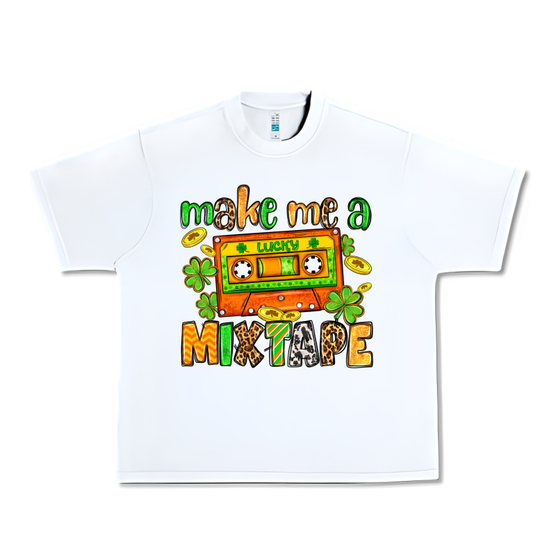 Make Me A Mixtape St. Patrick's Day Urban Heavy Tee by OliviaCreatesArt | Teevron