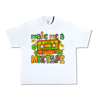 White Make me a mixtape St. Patrick's Day Urban Heavy Tee - OliviaCreatesArt