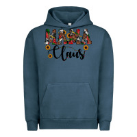 Pigment Midnight Navy mama claus Urban Hoodie - JahusDesignShop