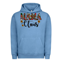Pigment Pebble Blue mama claus Urban Hoodie - JahusDesignShop