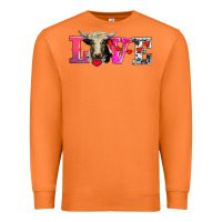 Carrot love with holstein cow Premium Sweatshirt - AdoDesignShop
