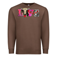 Chestnut love with holstein cow Premium Sweatshirt - AdoDesignShop