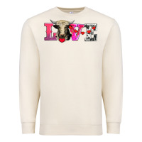 Sandshell love with holstein cow Premium Sweatshirt - AdoDesignShop