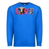 True Royal love with holstein cow Premium Sweatshirt - AdoDesignShop
