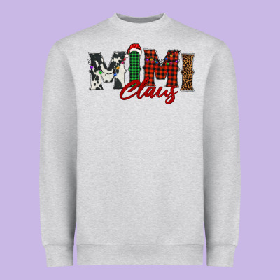 Mimi Claus Heavyweight Sweatshirt Designed By Barkaloodesign