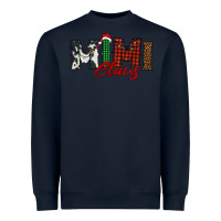 Navy mimi claus Heavyweight Sweatshirt - BarkalooDesign