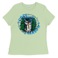 Matcha cozy season Ladies Tee - CowGirlArtShop
