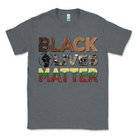 Charcoal Heather black lives matter juneteenth Classic Tee - CowGirlArtShop