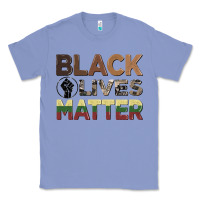 Colony Blue black lives matter juneteenth Classic Tee - CowGirlArtShop