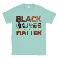 Seafoam black lives matter juneteenth Classic Tee - CowGirlArtShop