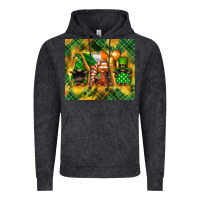 Vintage Black St. Patrick's Day gnome Vintage Hoodie - FaDigitalArtStudio