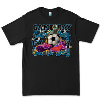 Black Game day soccer Premium Tee - HowdyJamesFarm