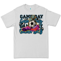 Dove Grey Game day soccer Premium Tee - HowdyJamesFarm