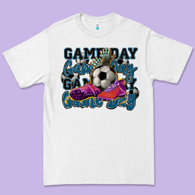Game Day Soccer Premium Tee Designed By Howdyjamesfarm