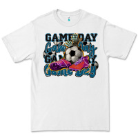 White Game day soccer Premium Tee - HowdyJamesFarm
