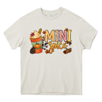 Cream Mini spice Heavy Core Tee - NancyCooperArtShop