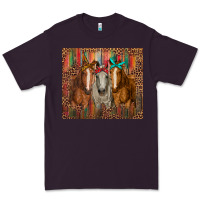 Plum western horses with bandanas Premium Tee - RanaPortraitStore